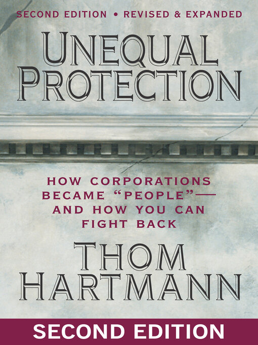 Title details for Unequal Protection by Thom Hartmann - Wait list